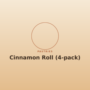 Cinnamon Roll (4-pack)
