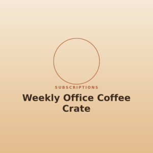 Weekly Office Coffee Crate